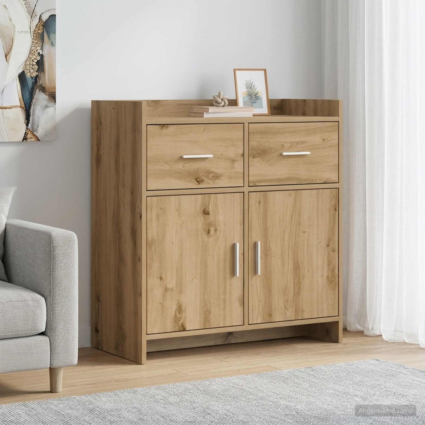 Sideboard Artisan Oak 75 x 36 x 80 cm Engineered Wood