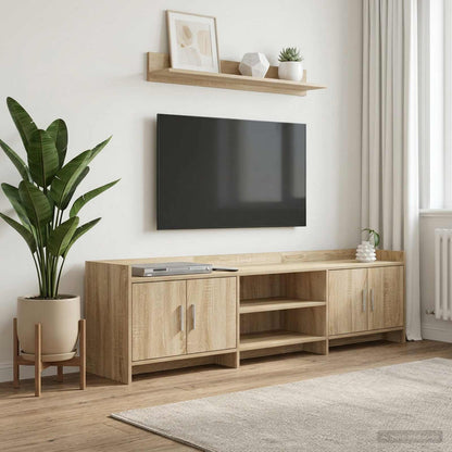 TV Cabinet 168 x 33 x 47 cm Sonoma Oak Engineered Wood
