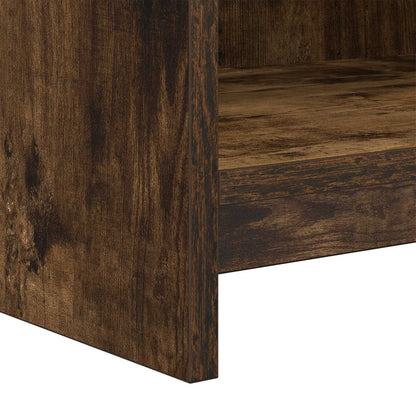 TV Cabinet 135 x 33 x 47 cm Smoked Oak Engineered Wood