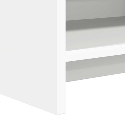 TV Cabinet 168 x 33 x 47 cm White Engineered Wood