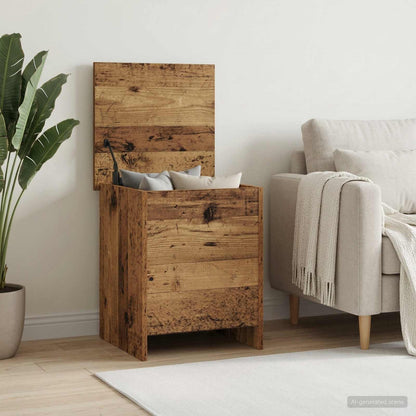 Storage Chest Old Wood 40 x 40 x 50 cm Engineered Wood