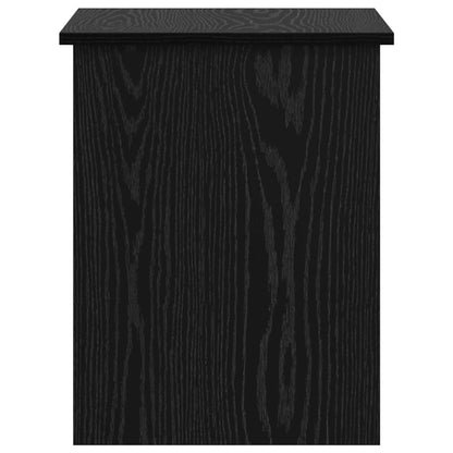 Storage Chest Black Oak 60 x 40 x 50 cm Engineered Wood