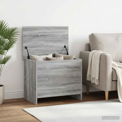 Storage Chest Grey Sonoma 60 x 40 x 50 cm Engineered Wood
