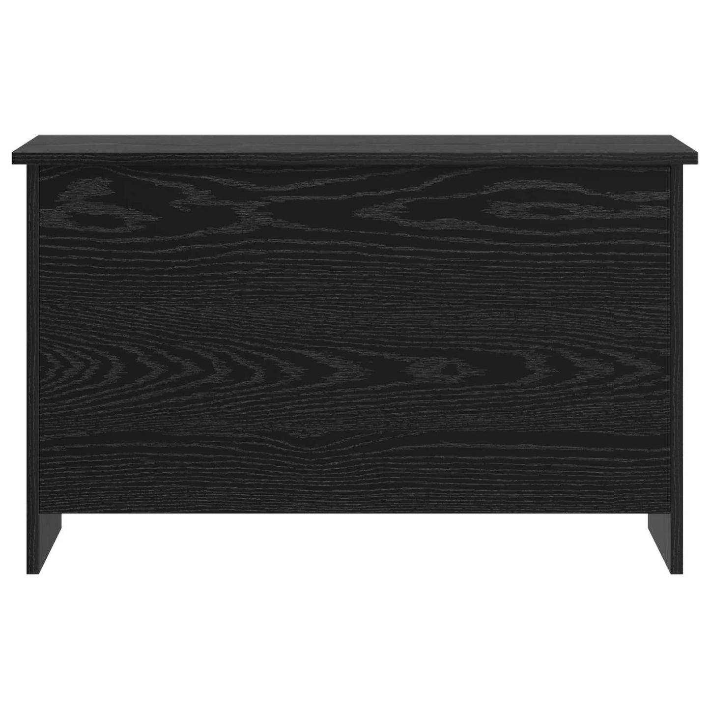 Storage Chest Black Oak 80 x 40 x 50 cm Engineered Wood