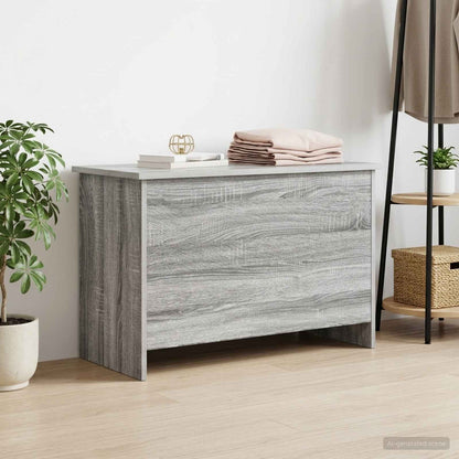 Storage Chest Grey Sonoma 80 x 40 x 50 cm Engineered Wood