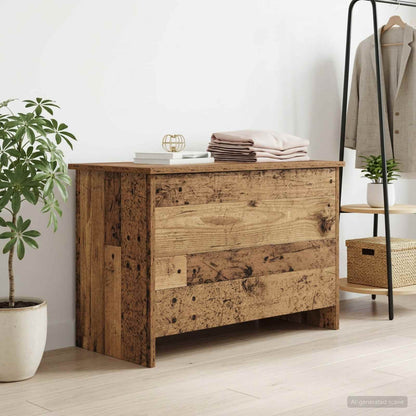 Storage Chest Old Wood 80 x 40 x 50 cm Engineered Wood