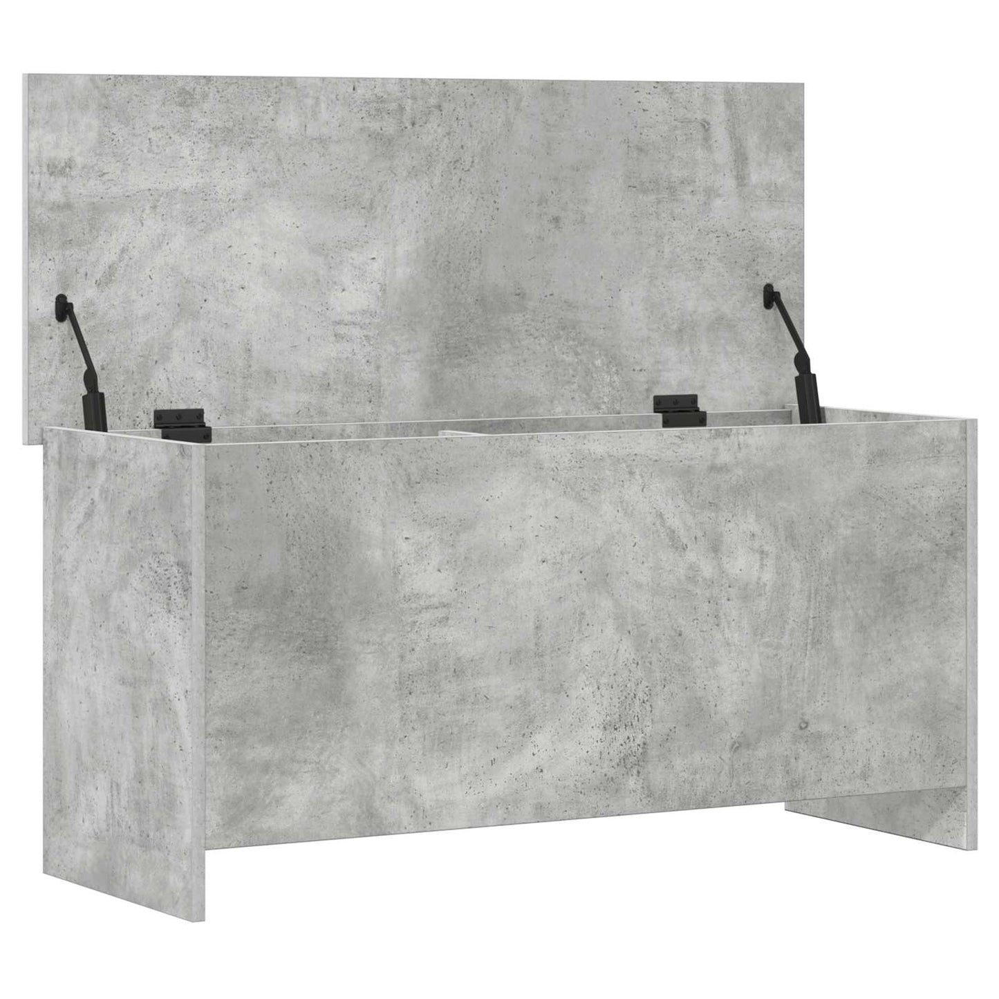 Storage Chest Concrete Grey 100 x 40 x 50 cm Engineered Wood