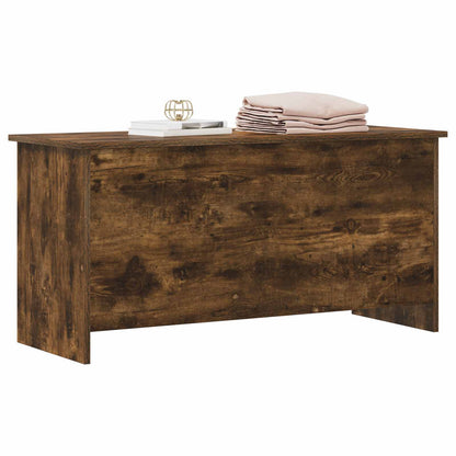 Storage Chest Smoked Oak 100 x 40 x 50 cm Engineered Wood