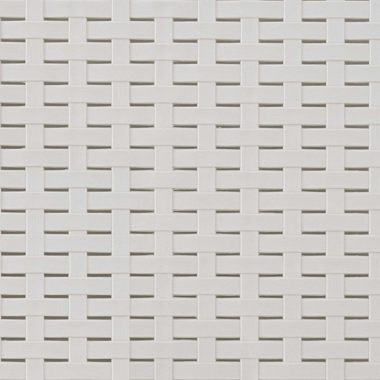 1-Seater Armchair Rattan Look PP White