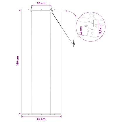 Roller Blind Natural 60 x 160 cm Bamboo
