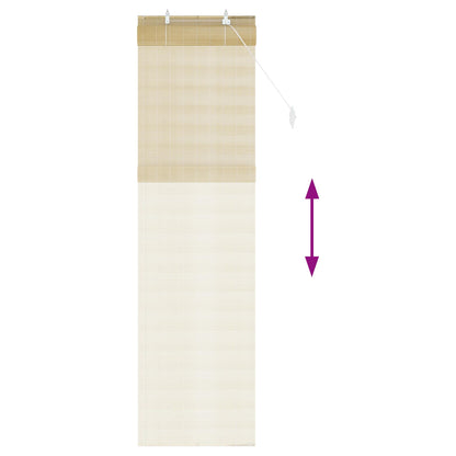 Roller Blind Natural 60 x 220 cm Bamboo