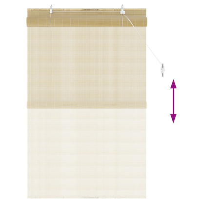 Roller Blind Natural 110 x 160 cm Bamboo