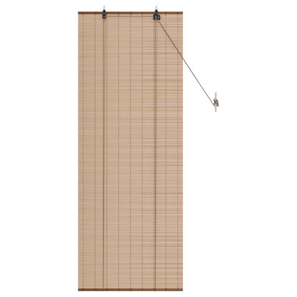 Roller Blind Brown 60 x 160 cm Bamboo