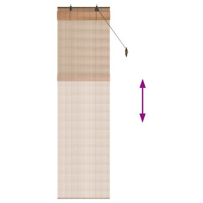 Roller Blind Brown 70 x 220 cm Bamboo