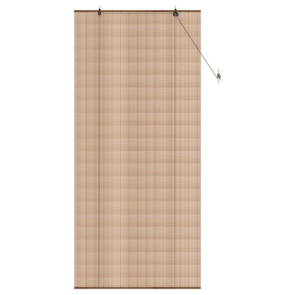 Roller Blind Brown 90 x 220 cm Bamboo