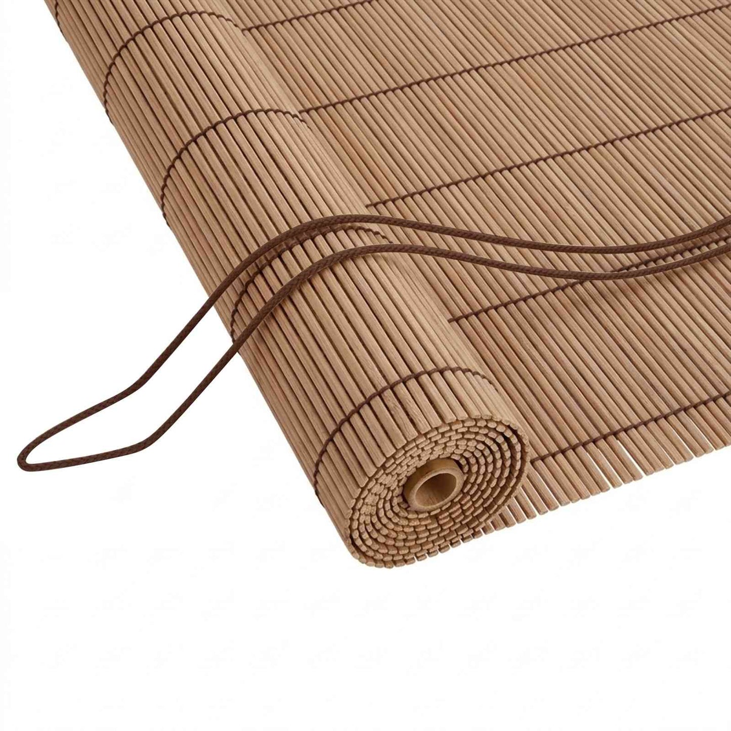 Roller Blind Brown 110 x 220 cm Bamboo