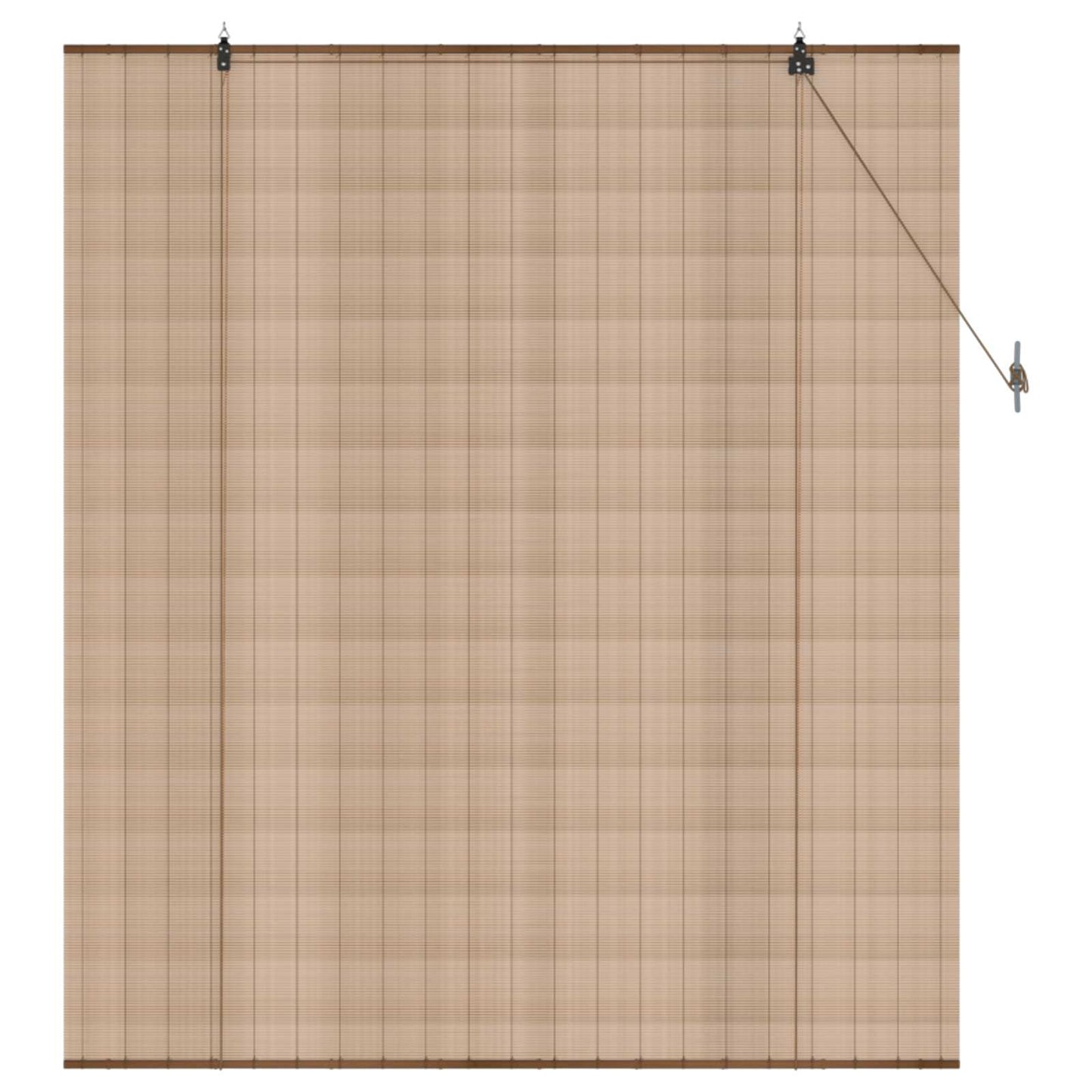 Roller Blind Brown 130 x 160 cm Bamboo