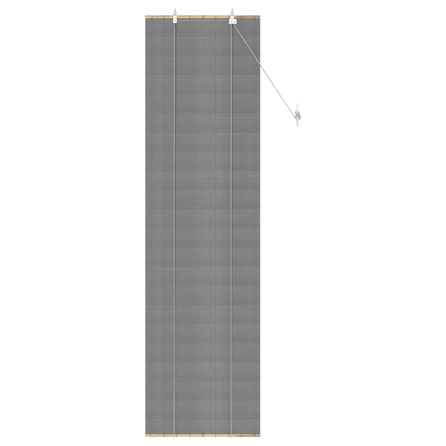 Roller Blind Grey 40 x 220 cm Bamboo