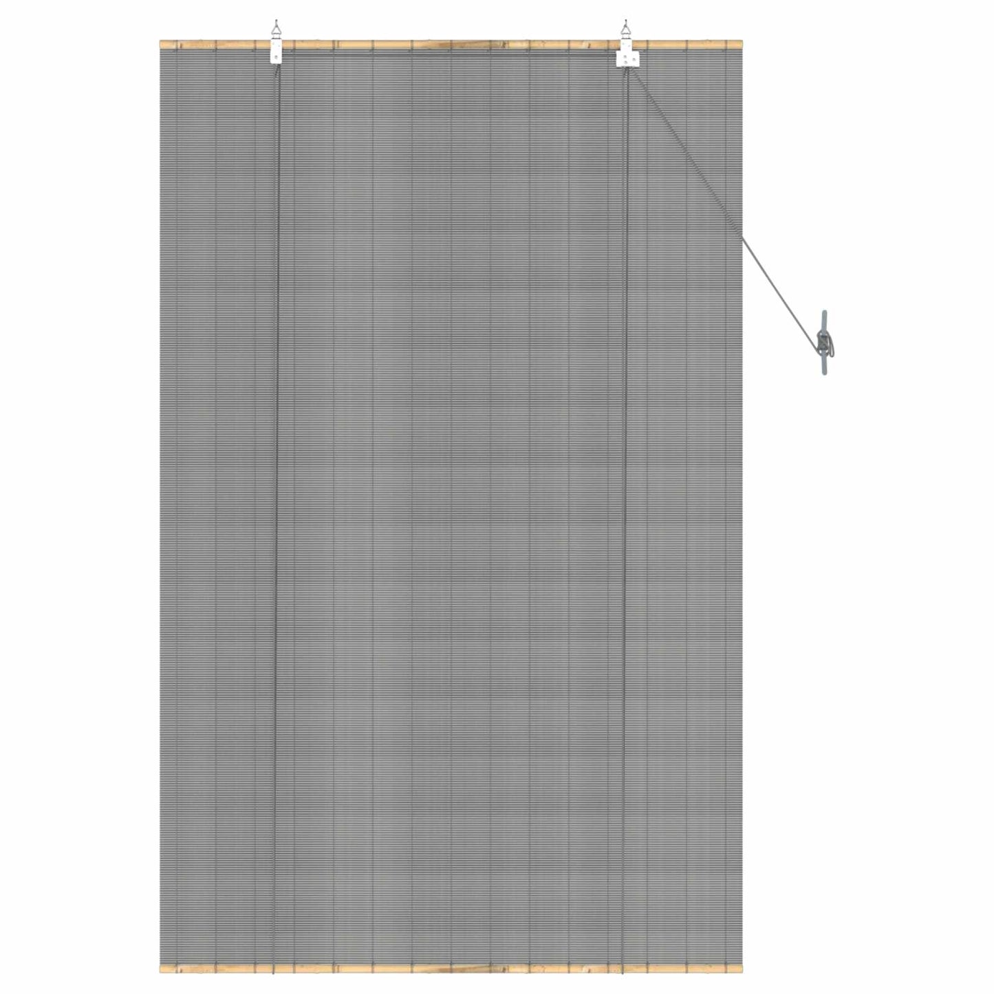 Roller Blind Grey 80 x 160 cm Bamboo