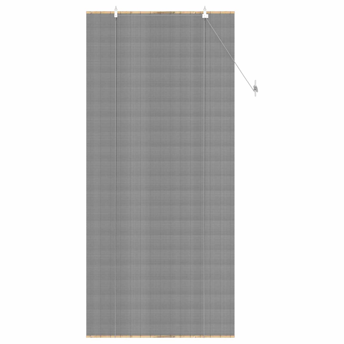 Roller Blind Grey 80 x 220 cm Bamboo