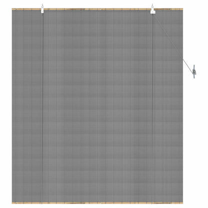 Roller Blind Grey 130 x 160 cm Bamboo
