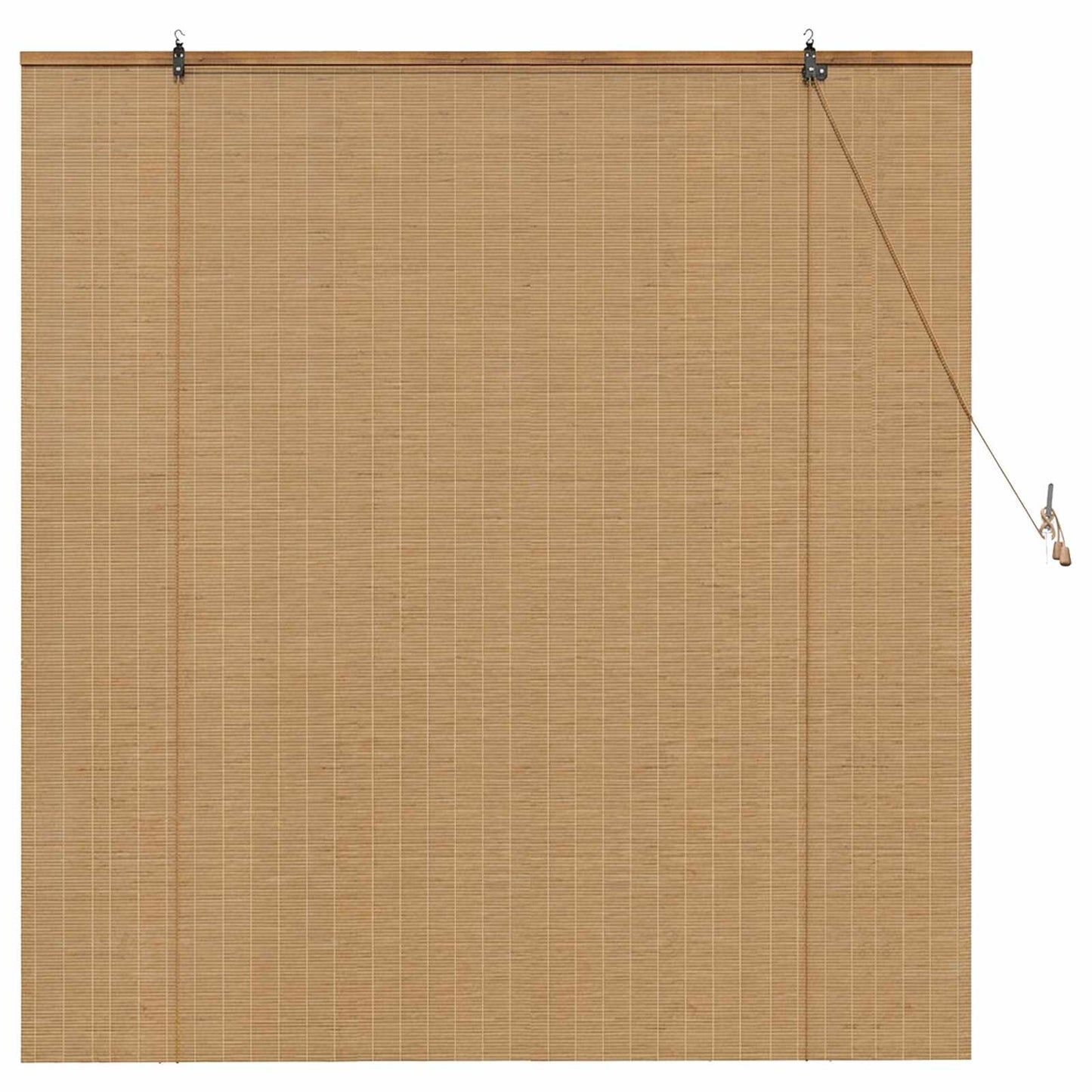 Roller Blind Brown 130 x 160 cm Bamboo