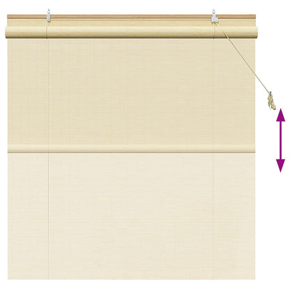 Roller Blind Natural 160 x 160 cm Bamboo