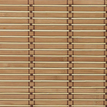 Roller Blind Natural and Brown 70 x 160 cm Bamboo