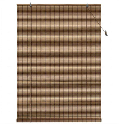 Roller Blind Brown 130 x 220 cm Bamboo