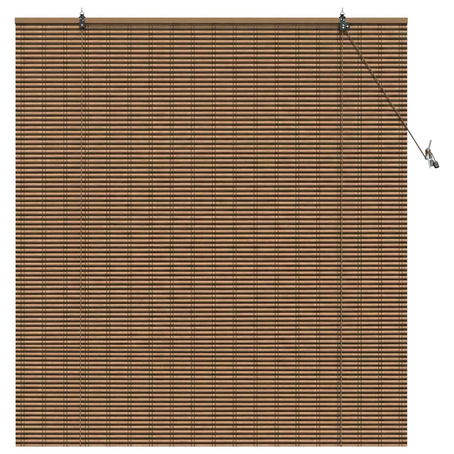Roller Blind Brown 160 x 160 cm Bamboo