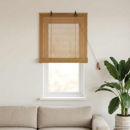 Roller Blind Brown 70 x 160 cm Bamboo