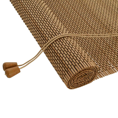 Roller Blind Brown 80 x 160 cm Bamboo