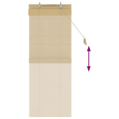 Roller Blind Natural 50 x 160 cm Bamboo