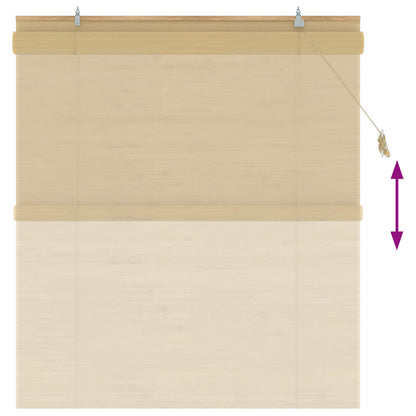 Roller Blind Natural 130 x 160 cm Bamboo