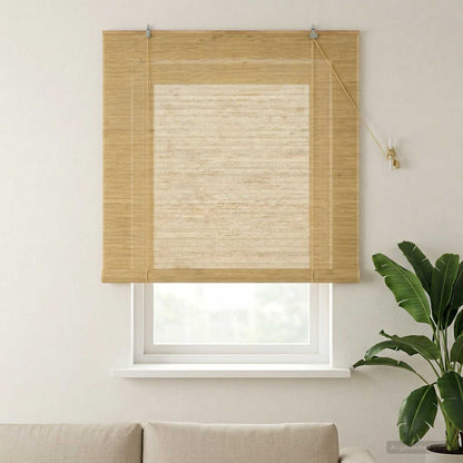 Roller Blind Natural 150 x 160 cm Bamboo