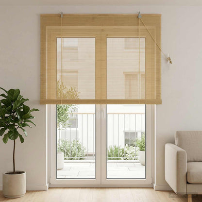 Roller Blind Natural 150 x 220 cm Bamboo