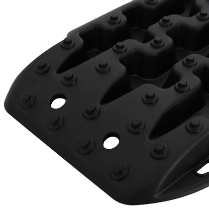 Traction Board 2 pcs Black 57.5x30.5x5.5 cm Reinforced Nylon
