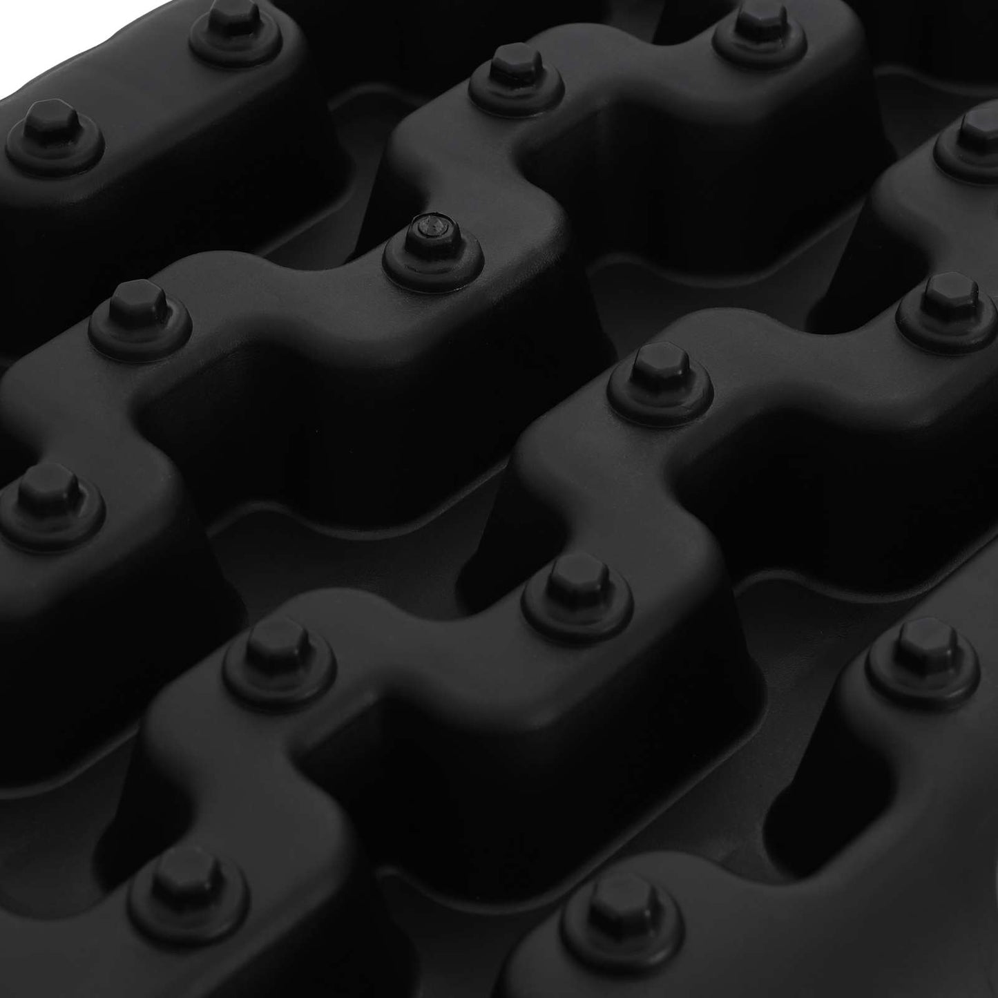 Traction Board 2 pcs Black 57.5x30.5x5.5 cm Reinforced Nylon