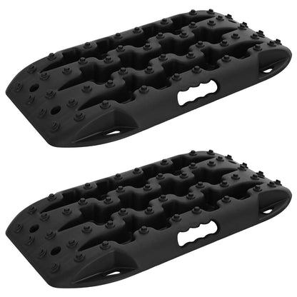 Traction Board 2 pcs Black 57.5x30.5x5.5 cm Reinforced Nylon