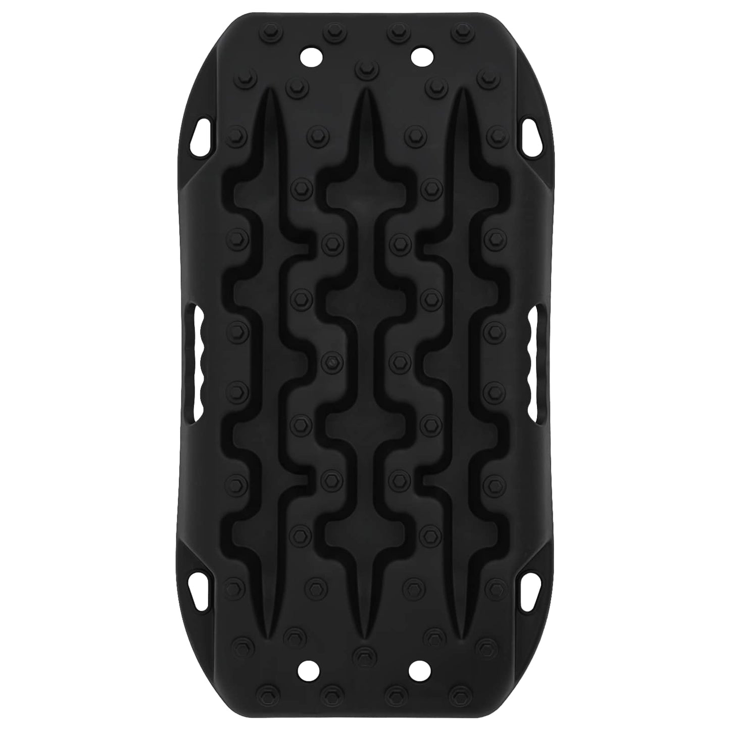 Traction Board 2 pcs Black 57.5x30.5x5.5 cm Reinforced Nylon