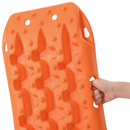 Traction Board 2 pcs Orange 57.5x30.5x5.5 cm Reinforced Nylon