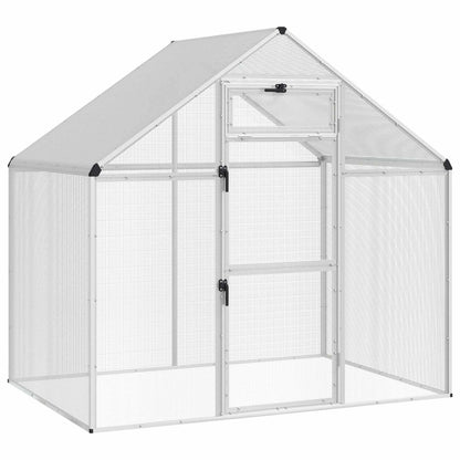 Bird Cage Silver 181.5 x 110.5 x 173.5 cm Welded Wire Mesh