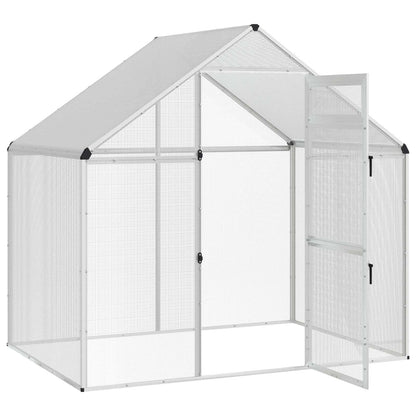 Bird Cage Silver 181.5 x 110.5 x 173.5 cm Welded Wire Mesh