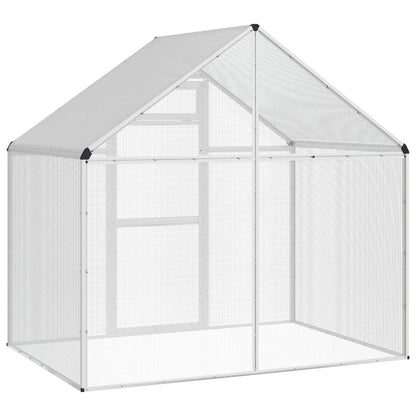 Bird Cage Silver 181.5 x 110.5 x 173.5 cm Welded Wire Mesh
