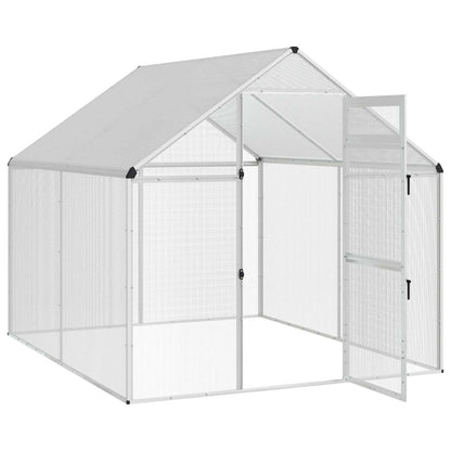 Bird Cage Silver 181.5 x 221 x 173.5 cm Welded Wire Mesh