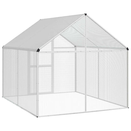Bird Cage Silver 181.5 x 221 x 173.5 cm Welded Wire Mesh