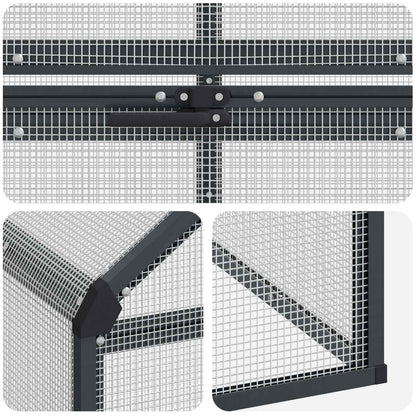 Bird Cage Anthracite 181.5 x 221 x 173.5 cm Welded Wire Mesh