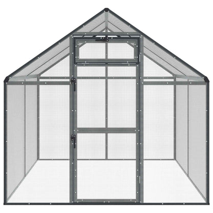 Bird Cage Anthracite 181.5 x 221 x 173.5 cm Welded Wire Mesh