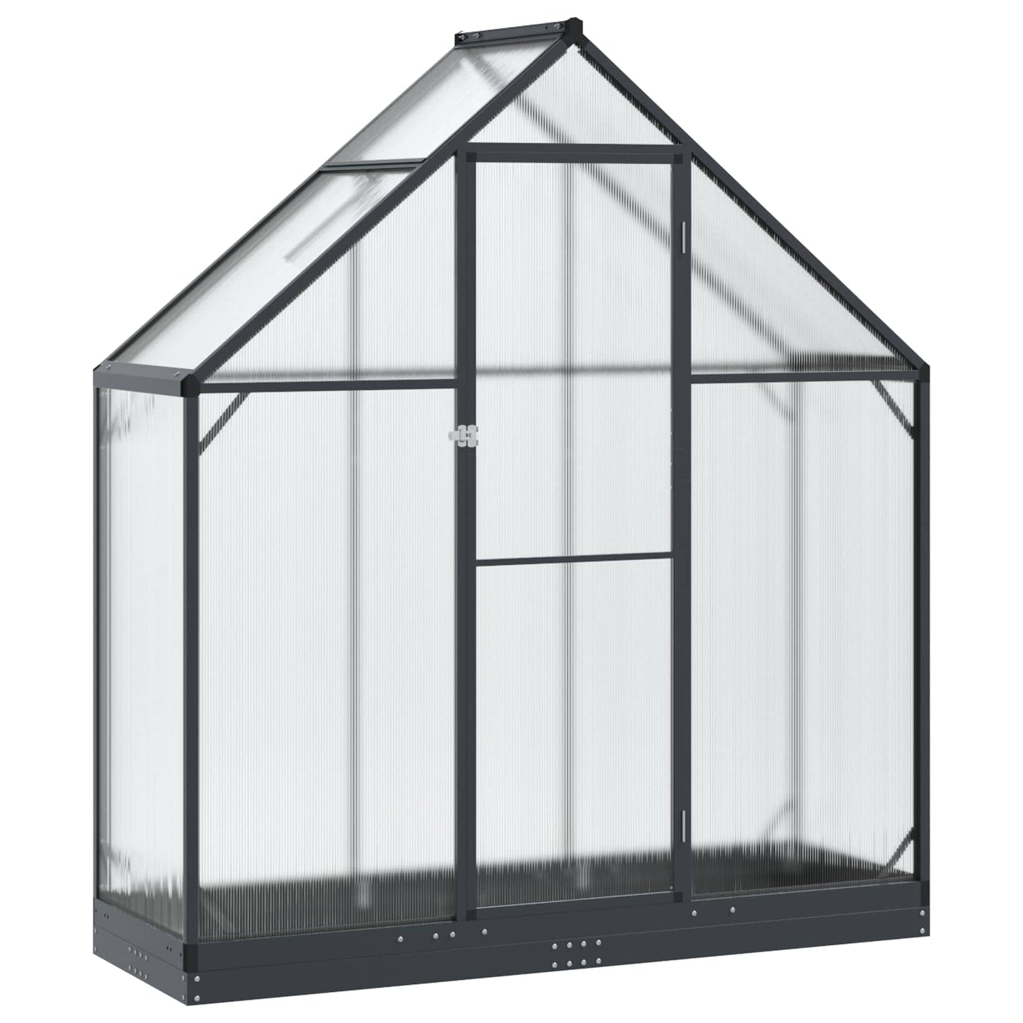 Garden Greenhouse with Door Anthracite 72.24 x 25.00 x 81.50 in