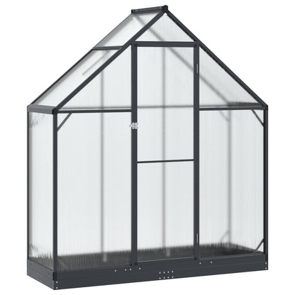 Garden Greenhouse with Door Anthracite 72.24 x 25.00 x 81.50 in
